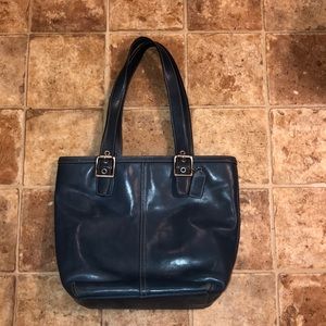 Coach blue purse